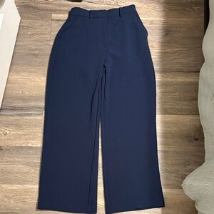 Abercrombie & Fitch Navy Wide Leg Pants